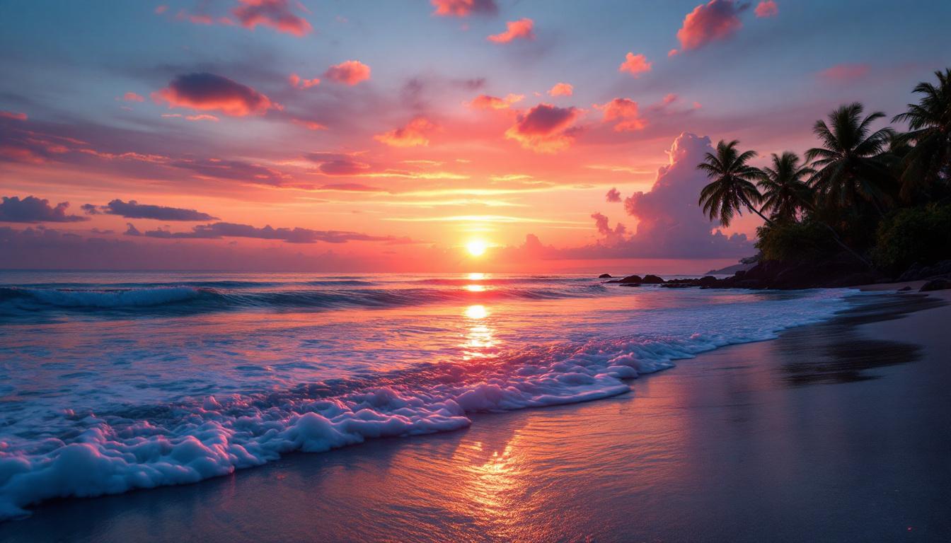 Bali Sunset Beach Paradise