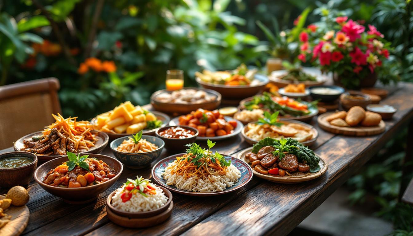 Traditional Balinese Cuisine Feast